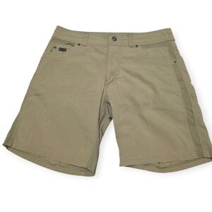 Kuhl Men's Tan Flat Front Hiking Outdoor Shorts